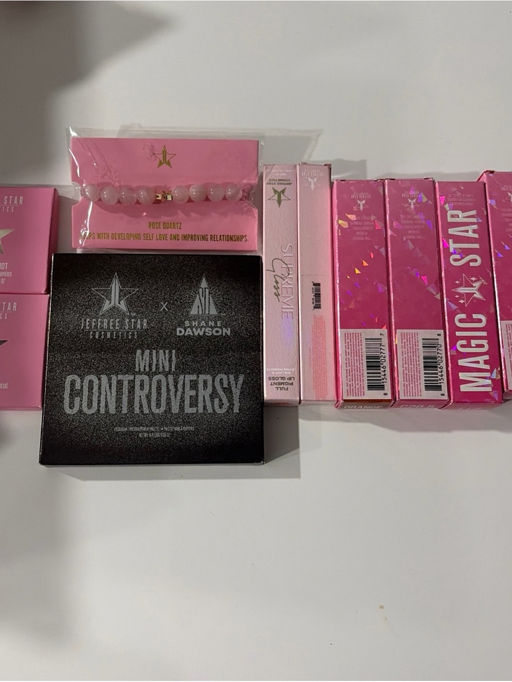 Jeffree Star Cosmetic Makeup Beauty Face Eye Lip Bundle Lot Of 10 New